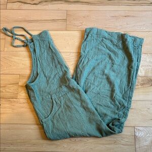 Olive Green Kids Jumpsuit